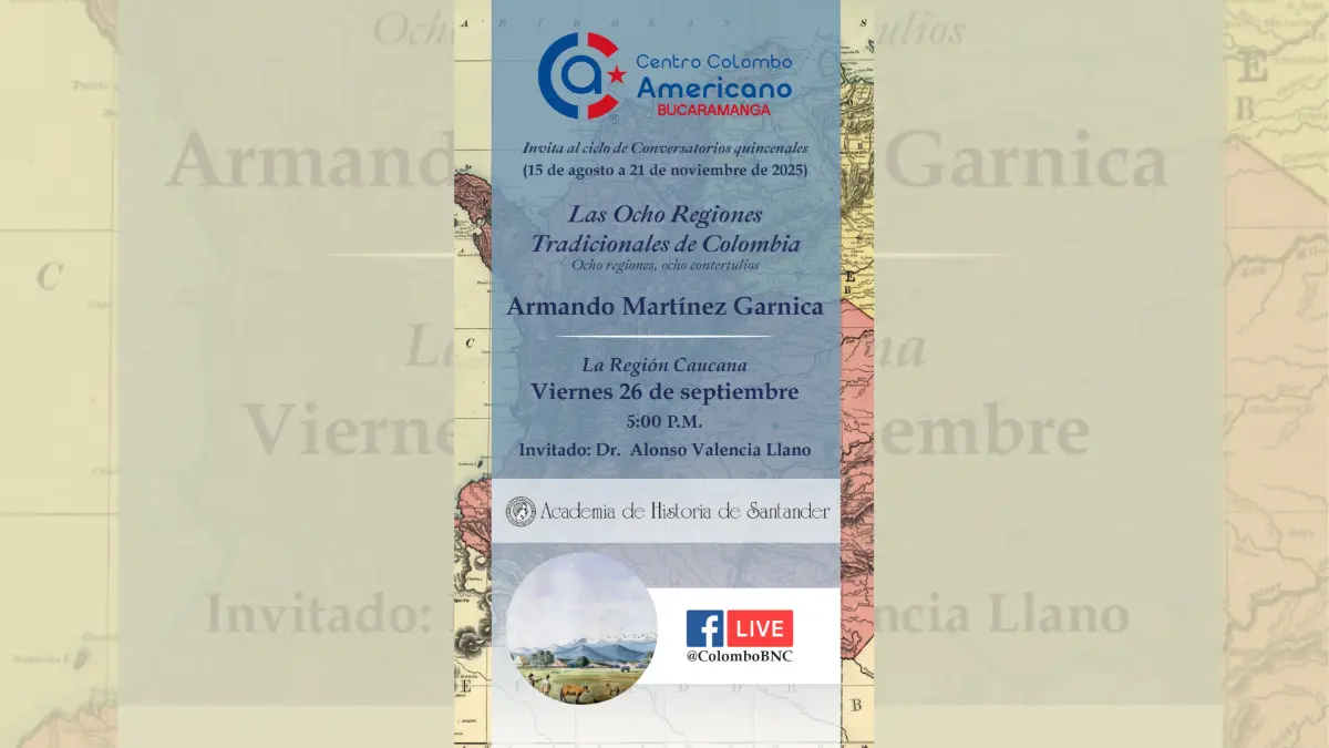 Ciclo de Conversatorios: Las Ocho Regiones Tradicionales de Colombia