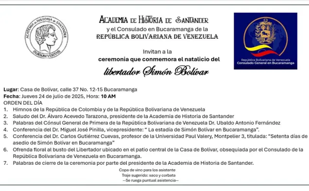 blog Conmemoración del natalicio del Libertador Simón Bolívar