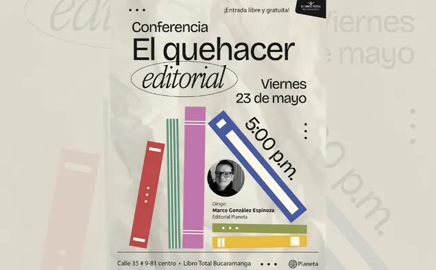 blog El quehacer editorial – Conferencia sobre el arte de editar en Libro Total Bucaramanga