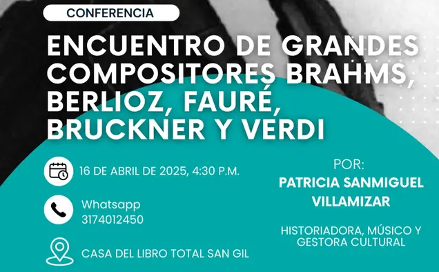 blog Encuentro de grandes compositores: Brahms, Berlioz, Fauré, Bruckner y Verdi