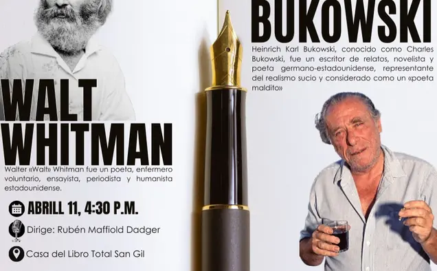 blog Hoy recital de poesía: Whitman vs. Bukowski