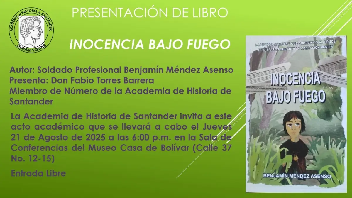 Presentación del libro Inocencia bajo fuego.