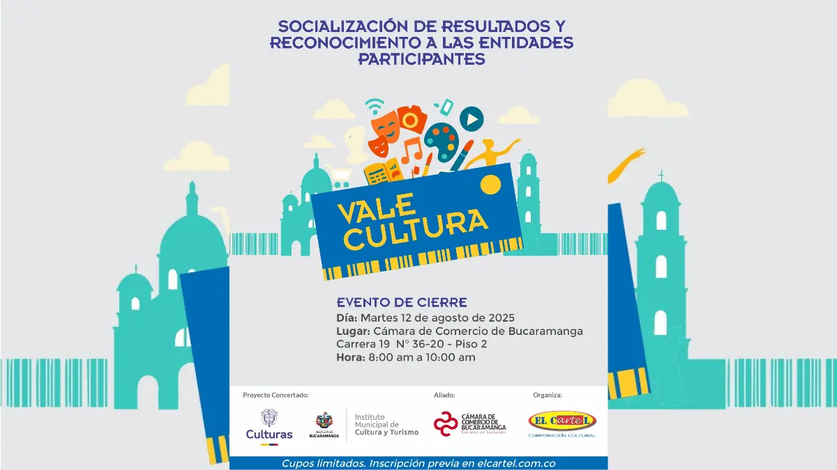 Socialización de resultados y reconocimiento a las entidades participantes – Vale Cultura