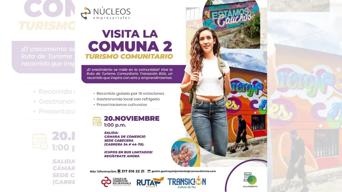 Visita la Comuna 2 – Turismo Comunitario